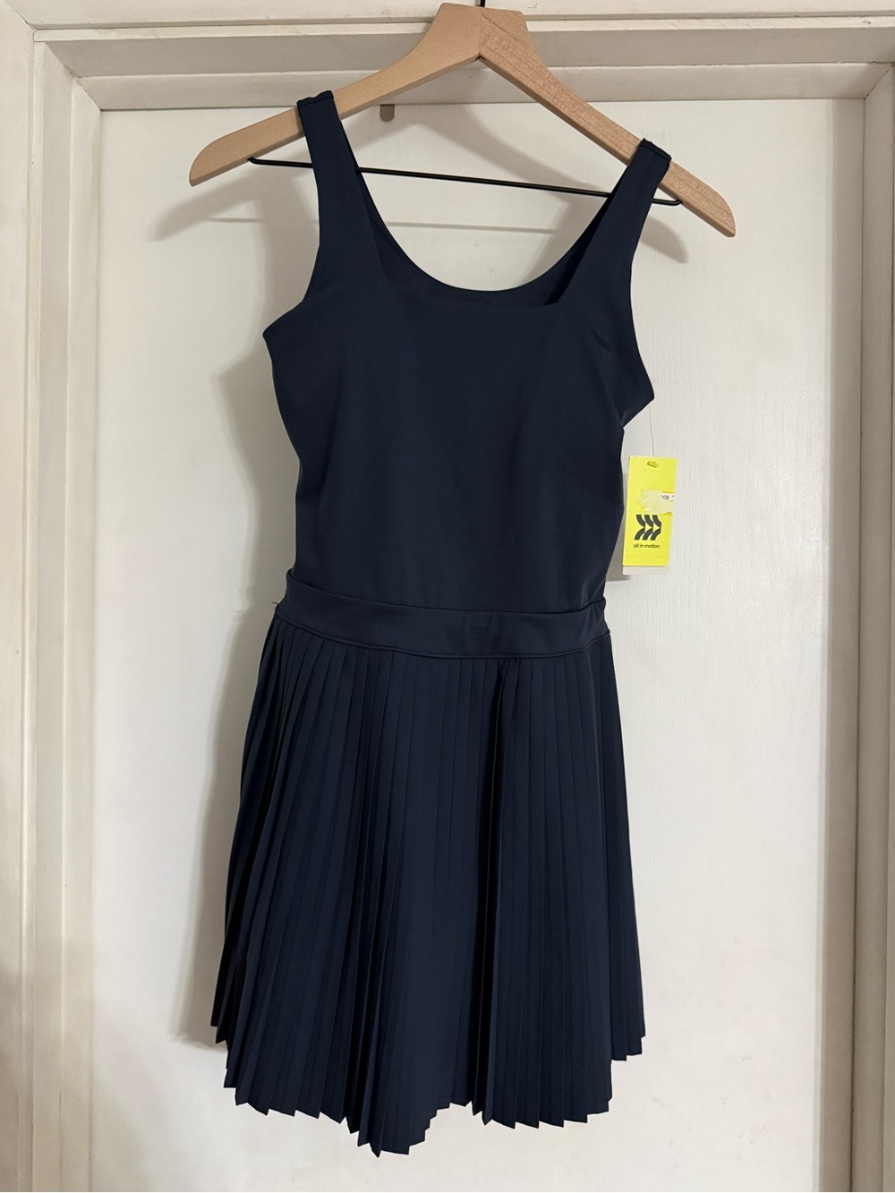 All in motion Athletic- Navy Pleated Tank Dress